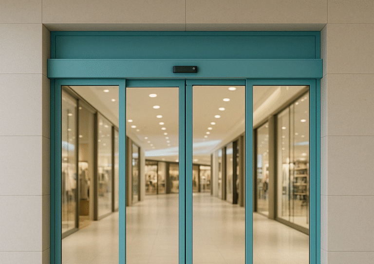 Instalar puerta motorizada de cristal