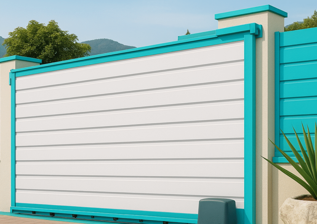 Instalación de puerta corredera motorizada en Bizkaia